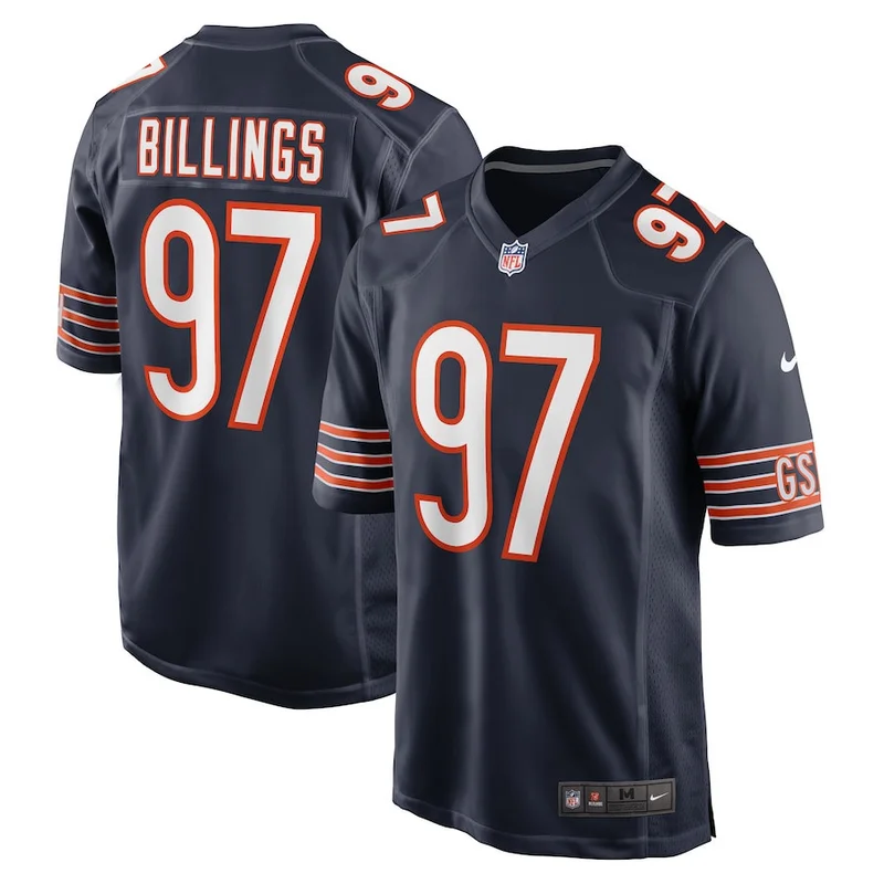 Andrew Billings 97 Chicago Bears Game Jersey - Navy