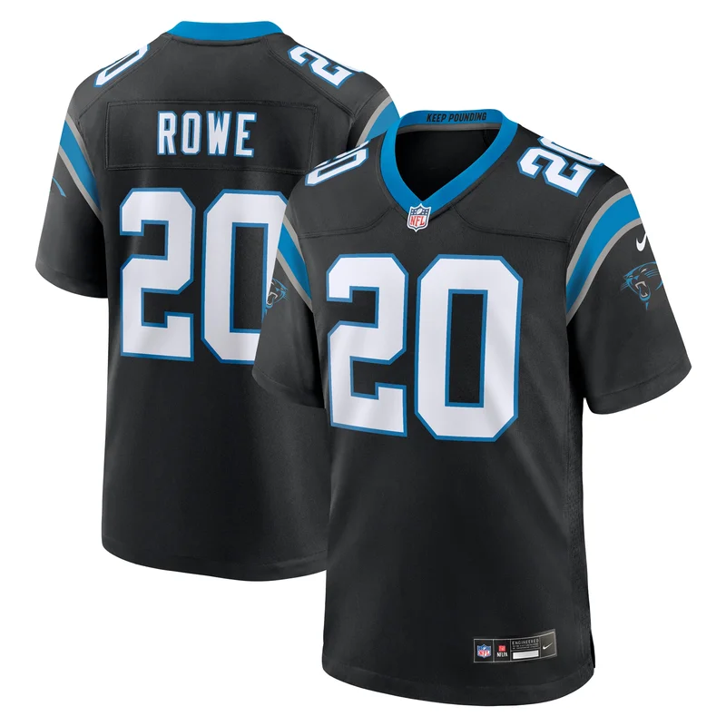 DJ Chark Jr 17 Carolina Panthers Game Jersey - Black - Image 3