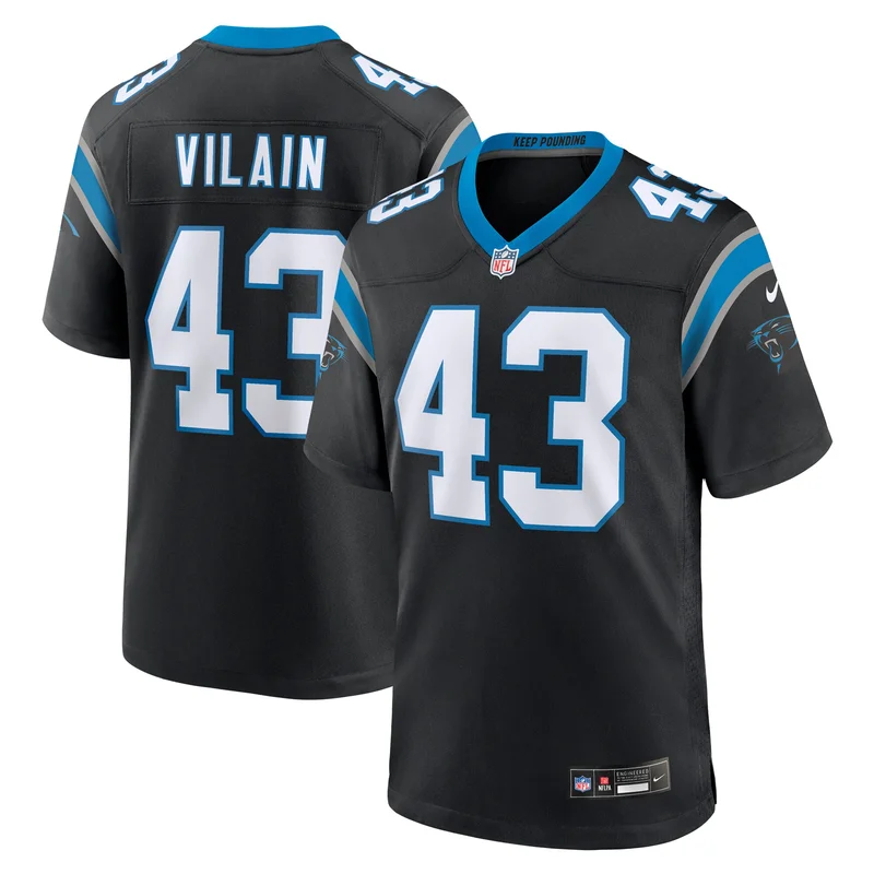Lamar Jackson Carolina Panthers Game Jersey - Black - Image 2