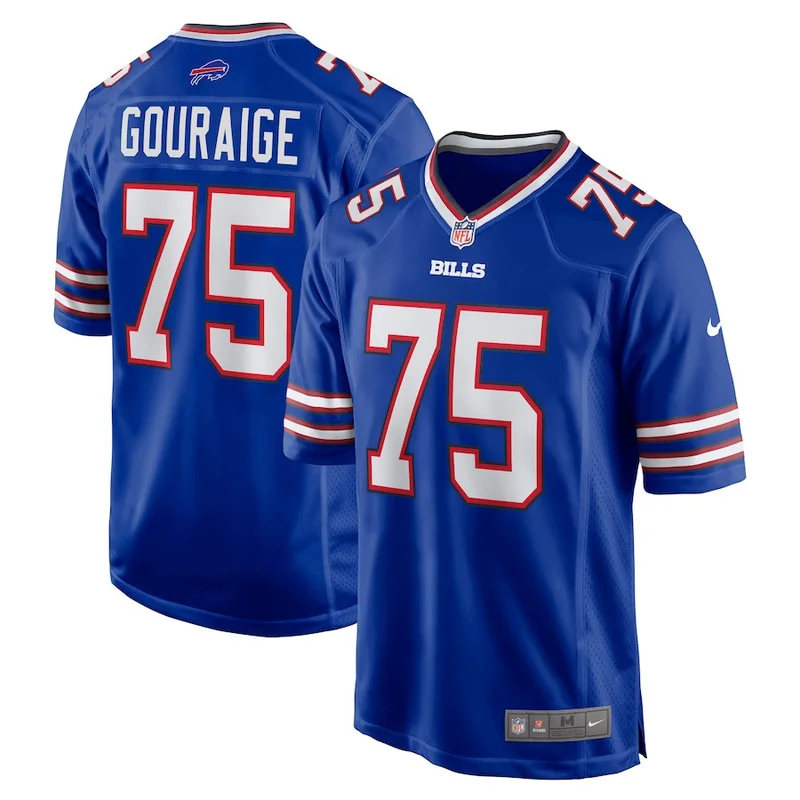Nyheim Hines 0 Buffalo Bills Jersey Home Game - Royal - Image 3