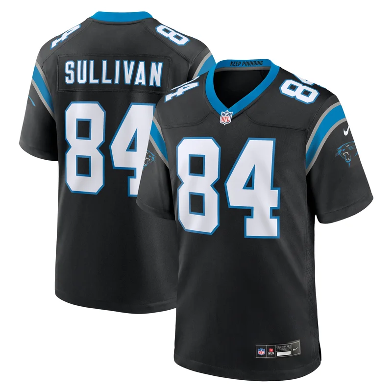 Stephen Sullivan Carolina Panthers Jersey Team Game - Black