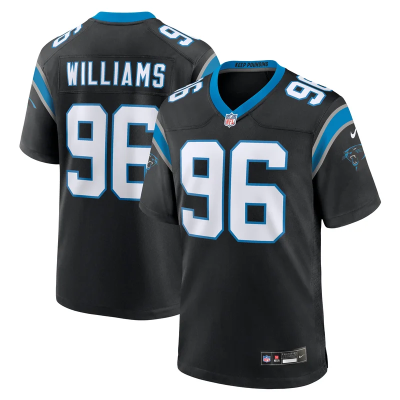 Damiere Byrd 18 Carolina Panthers Jersey Team Game - Black - Image 3