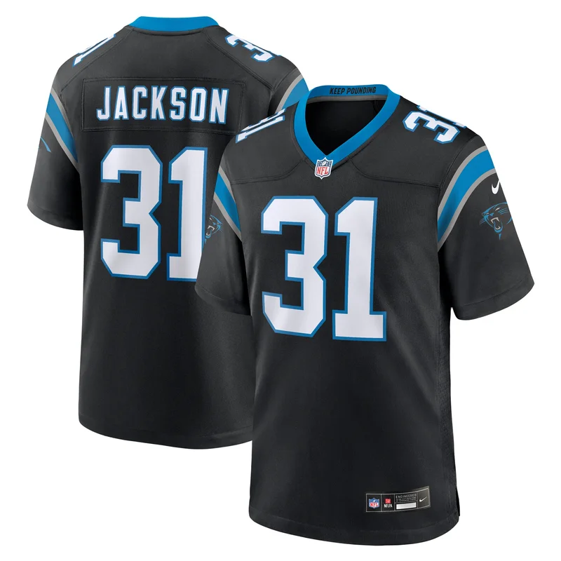 Lamar Jackson Carolina Panthers Game Jersey - Black