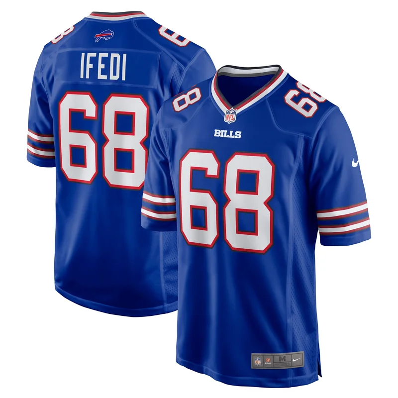 Germain Ifedi Buffalo Bills Jersey Team Game - Royal
