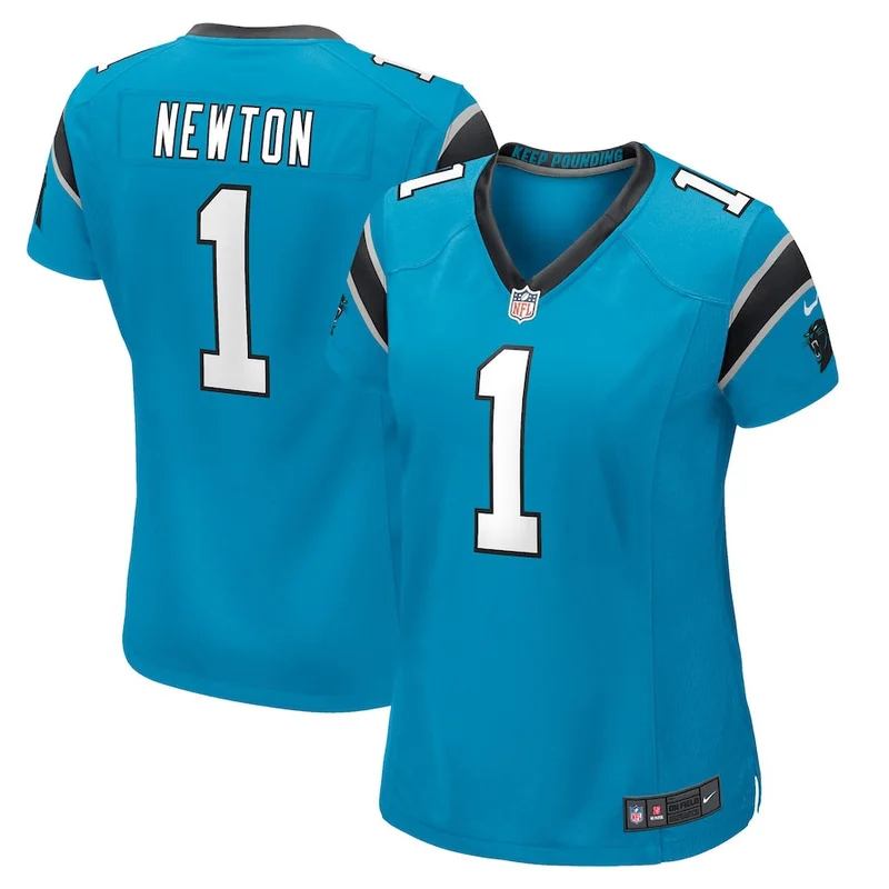 Cam Newton 1 Carolina Panthers Jersey Alternate Game - Blue