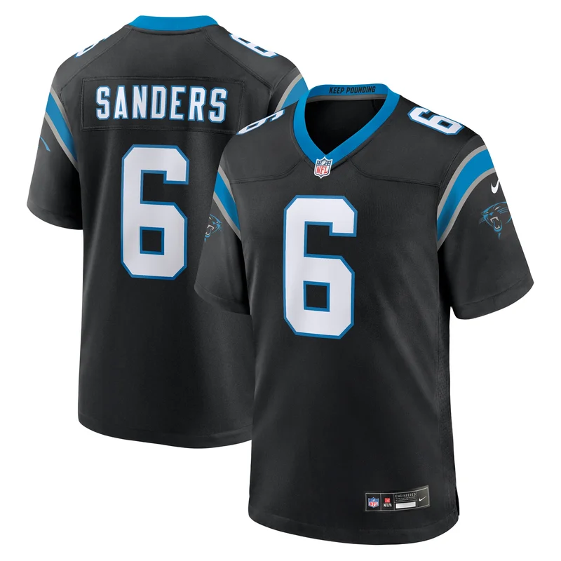 Matthias Farley Carolina Panthers Game Jersey - Black - Image 3