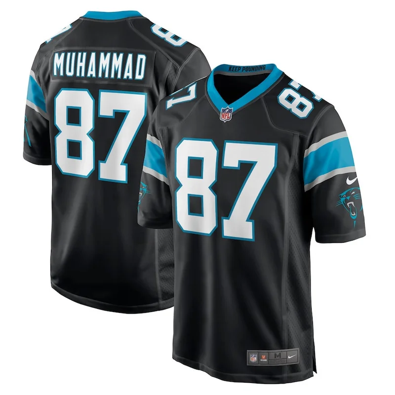 Cade Mays 68 Carolina Panthers Jersey Team Game - Black - Image 4