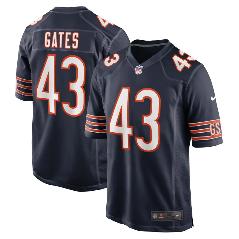 Chicago Bears Jersey Custom Alternate Game - Orange - Image 4