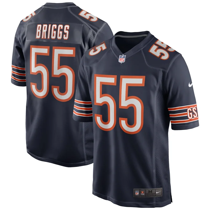 Lance Briggs Chicago Bears Game Jersey Retired Player - Navy