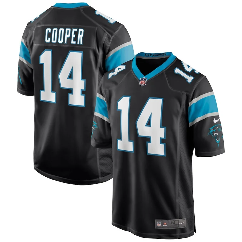 Pharoh Cooper 14 Carolina Panthers Game Jersey - Black