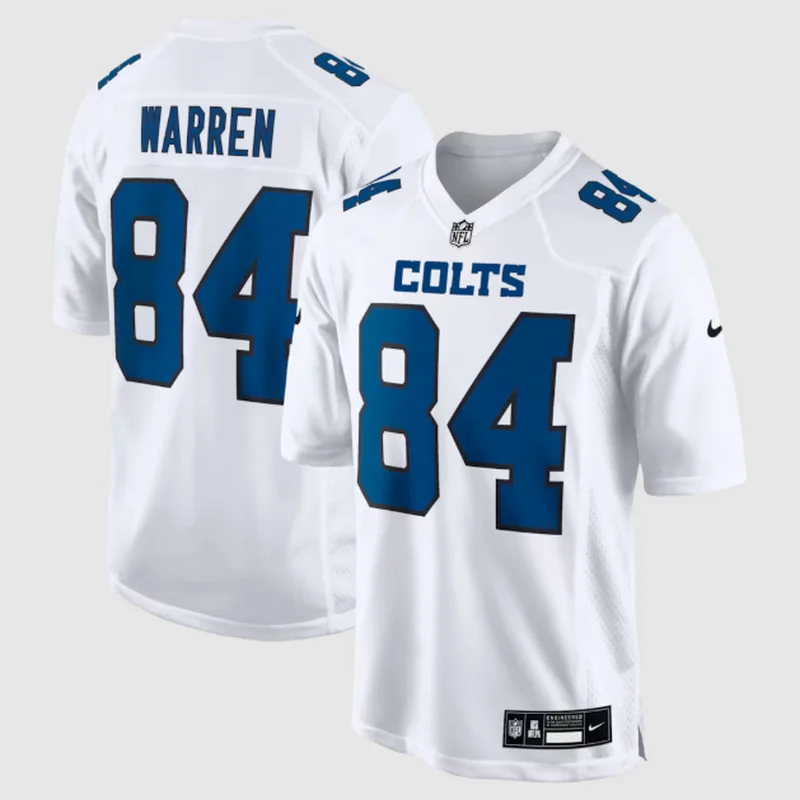 Indianapolis Colts Jersey Tyler Warren White Fashion Game