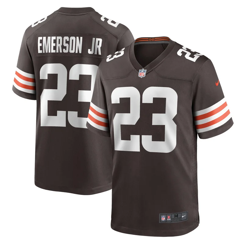 Austin Watkins Jr 80 Cleveland Browns Jersey Team Game - Brown - Image 4