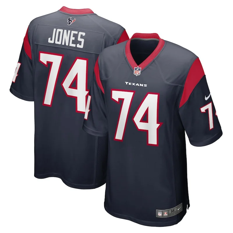 Jalen Pitre 5 Houston Texans Game Jersey - Red - Image 5