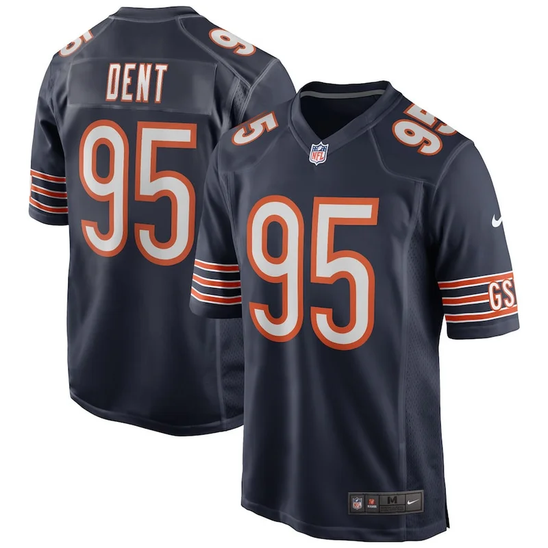 Richard Dent 95 Chicago Bears Game Jersey Retired - Navy