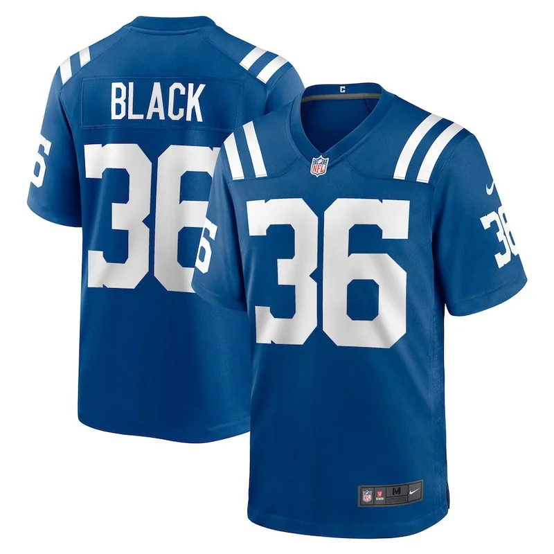 Evan Hull 26 Indianapolis Colts Jersey Team Game - Royal - Image 5