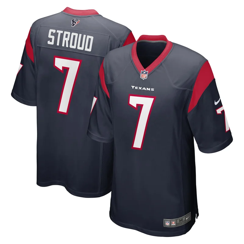 Stroud 7 Houston Texans Game Jersey - Navy - Image 5