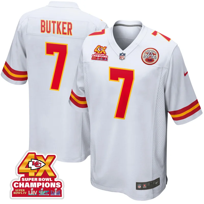 Blaine Gabbert 9 Kansas City Chiefs Game Jersey - Red - Image 3