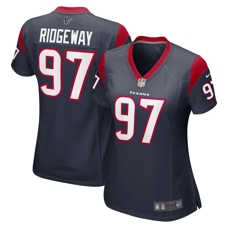 Hassan Ridgeway 97 Houston Texans Game Jersey - Navy - Image 2