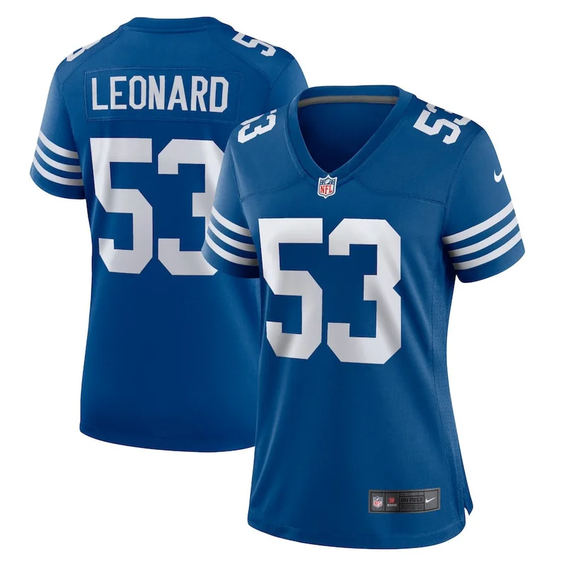 Ryan Hayes 76 Indianapolis Colts Jersey Team Game - Royal - Image 4