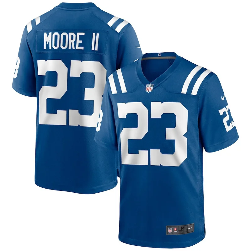 Josh Sills 73 Indianapolis Colts Jersey Team Game - Royal - Image 2
