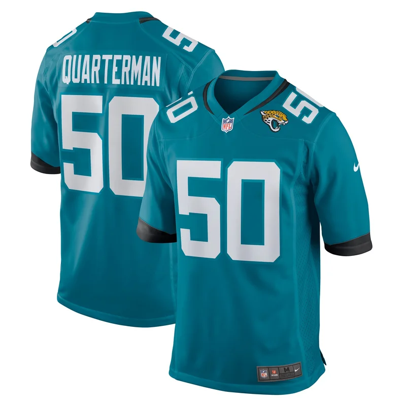 Ronald Darby 25 Jacksonville Jaguars Jersey Alternate Game - Teal - Image 3