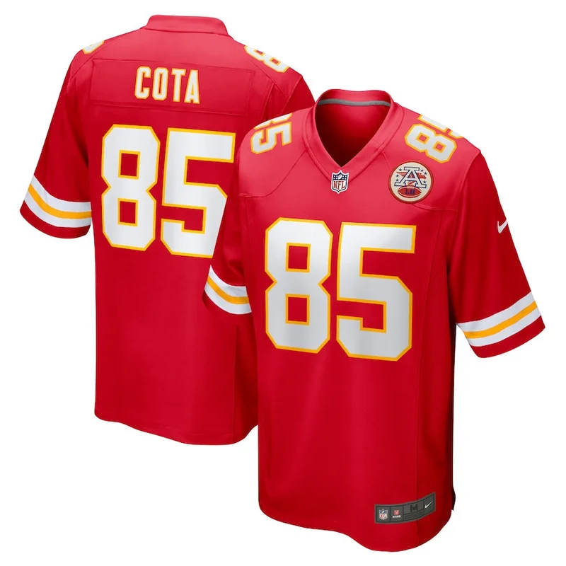 Truman Jones 57 Kansas City Chiefs Jersey Super Bowl LVIII Patch Game - Red - Image 5