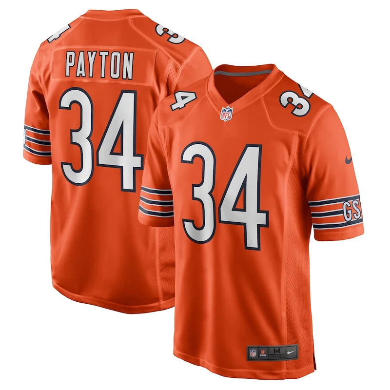 Walter Payton 34 Chicago Bears Game Jersey Retired - Navy - Image 4