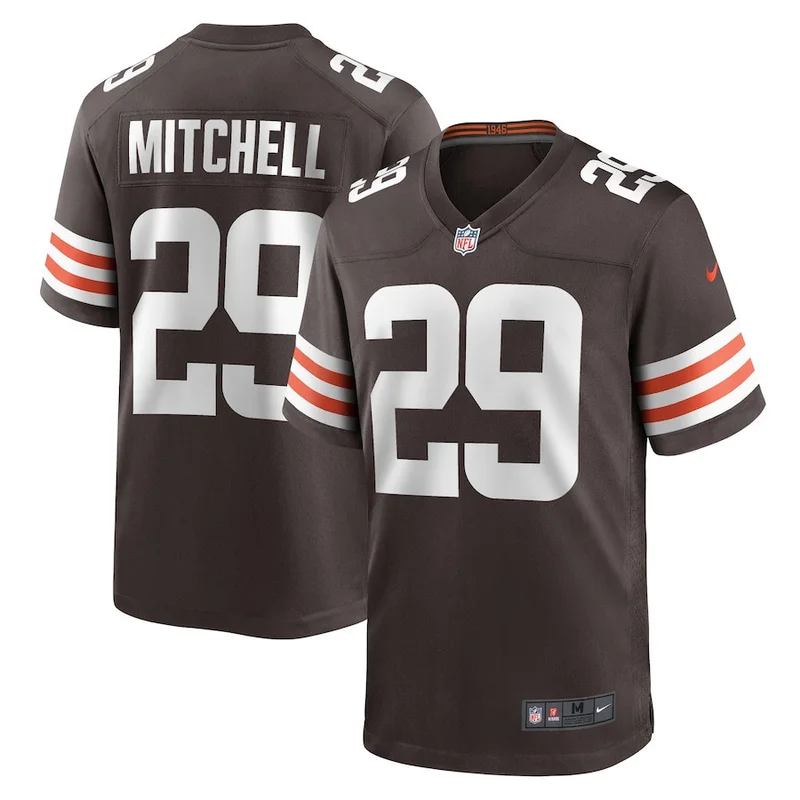 Austin Watkins Jr 80 Cleveland Browns Jersey Team Game - Brown - Image 3