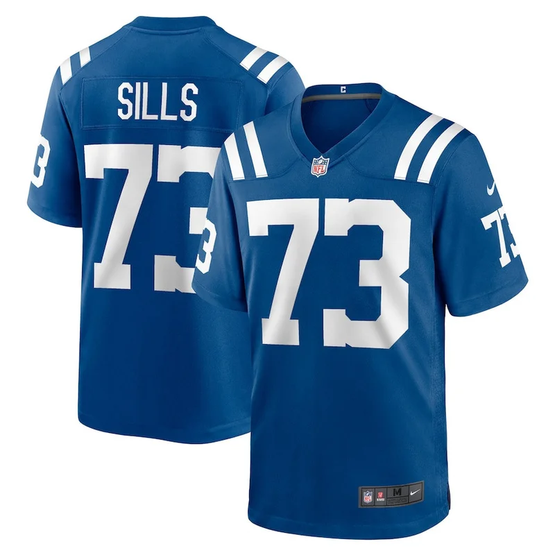Josh Sills 73 Indianapolis Colts Jersey Team Game - Royal
