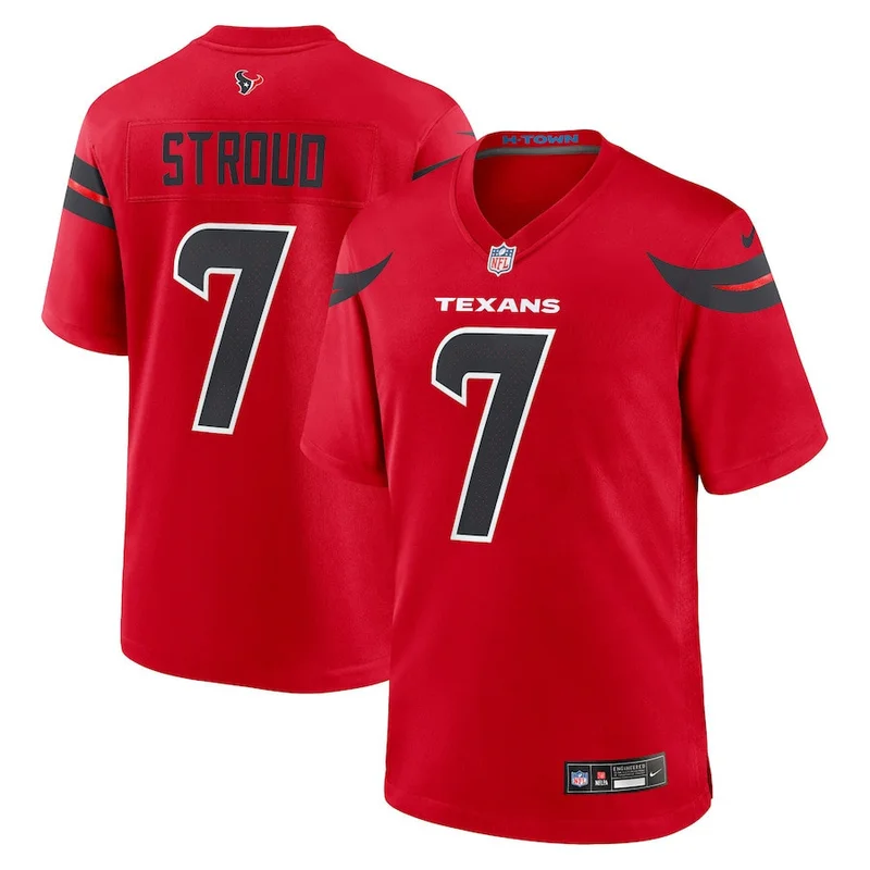 Stroud 7 Houston Texans Game Jersey - Navy - Image 2