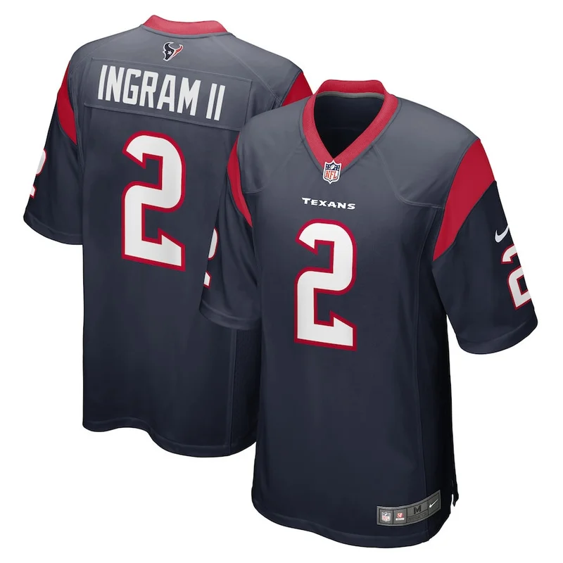 Lance McCutcheon Houston Texans Jersey Team Game - Navy - Image 3