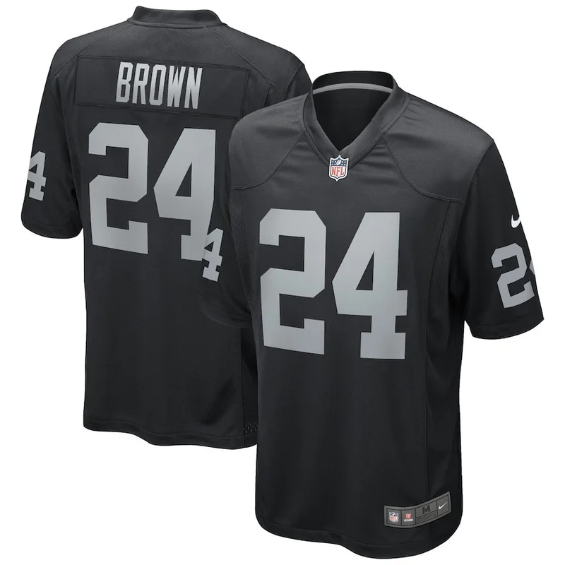 Netane Muti 54 Las Vegas Raiders Jersey Team Game - Black - Image 2