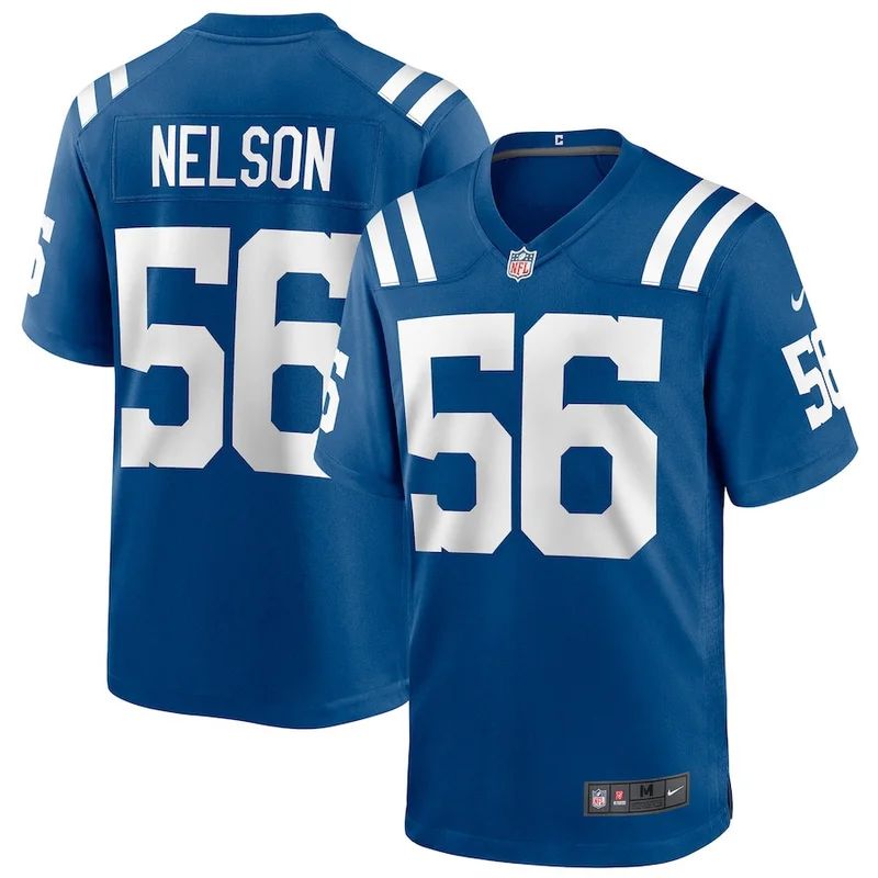 Mike Strachan 17 Indianapolis Colts Game Jersey - Royal - Image 4