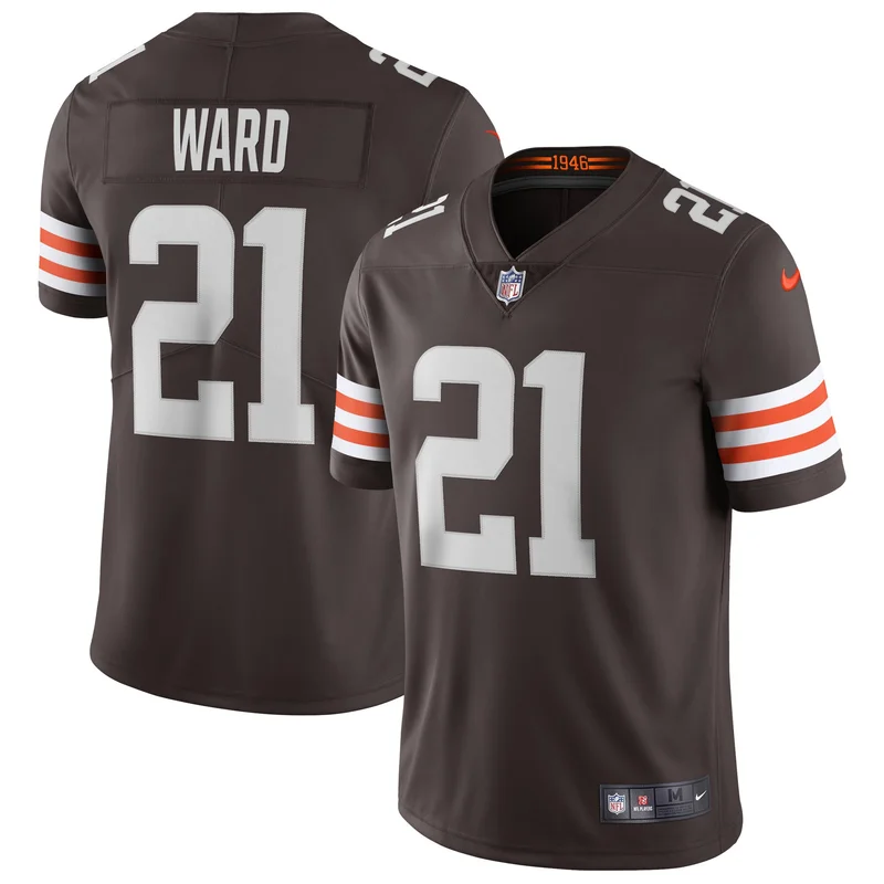 Denzel Ward Cleveland Browns Game Jersey - Brown - Image 3
