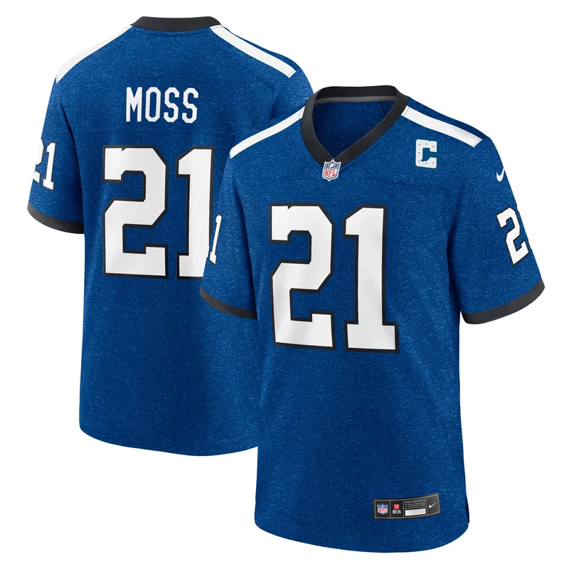 Will Fries 75 Indianapolis Colts Jersey Team Game - Royal - Image 3