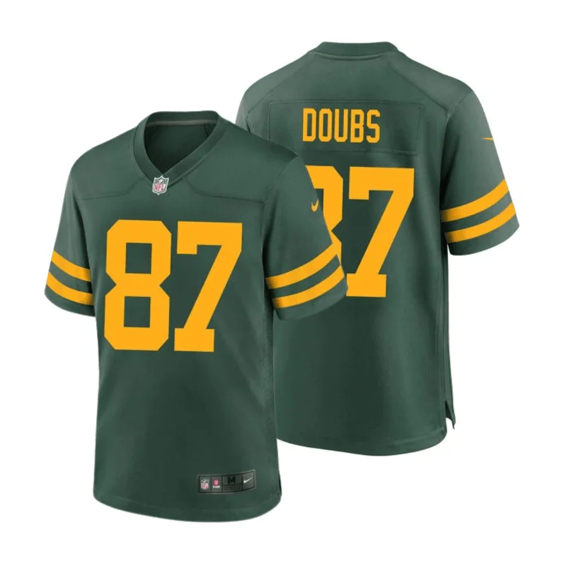 Romeo Doubs 87 Green Bay Packers Jersey 50s Classic Game - Green & Gold