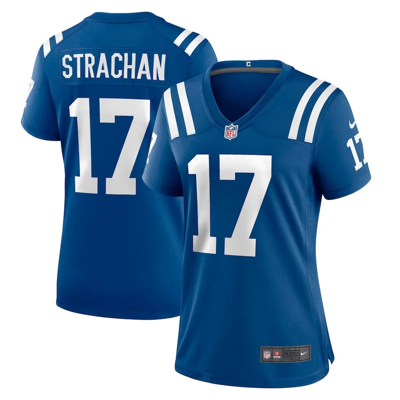 Mike Strachan 17 Indianapolis Colts Game Jersey - Royal