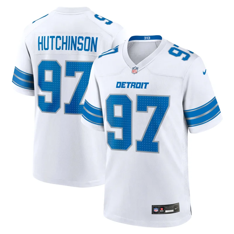 Za'Darius Smith #99 Detroit Lions Jersey Super Bowl LIX - - Blue - Image 5