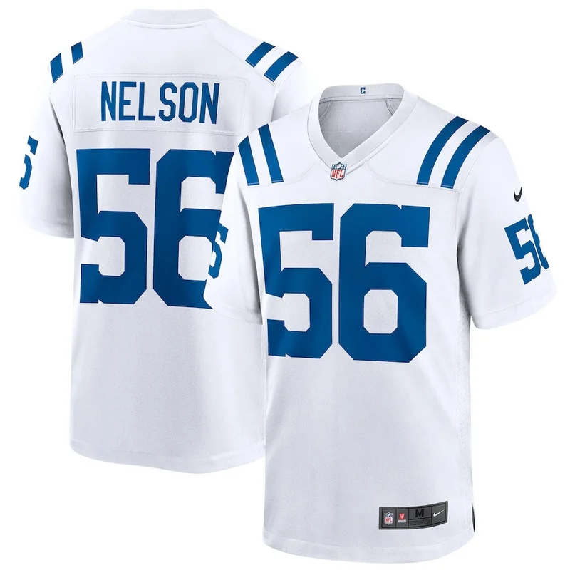 Mike Strachan 17 Indianapolis Colts Game Jersey - Royal - Image 5
