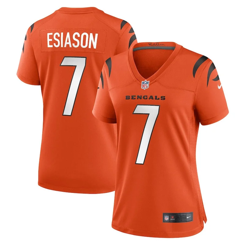 Boomer Esiason 7 Cincinnati Bengals Jersey Retired Game - Orange