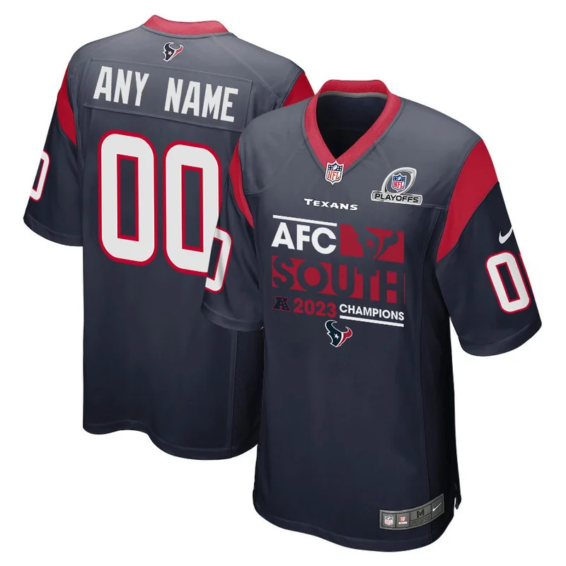 Houston Texans Jersey #1 Mom Game - Navy - Image 2