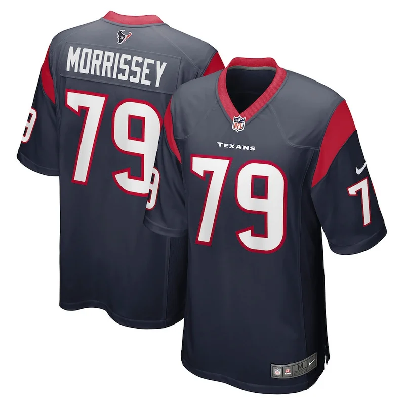 Jalen Pitre 5 Houston Texans Game Jersey - Red - Image 3