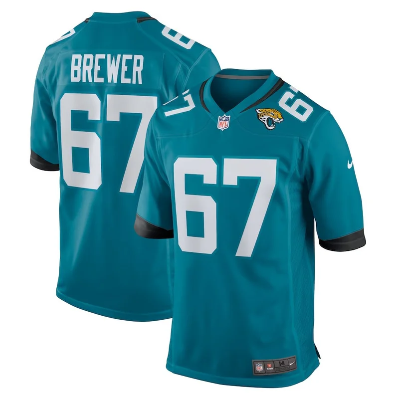 Caleb Johnson Jacksonville Jaguars Game Jersey Player - Teal - Image 3