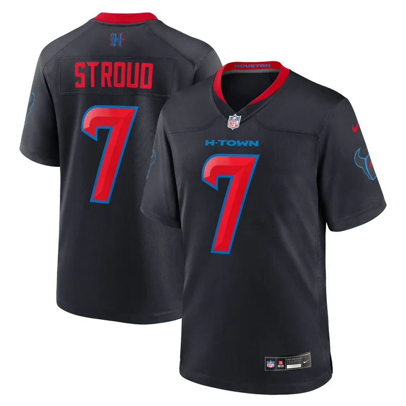 Stroud Houston Texans Jersey 2nd Alternate Game - Navy