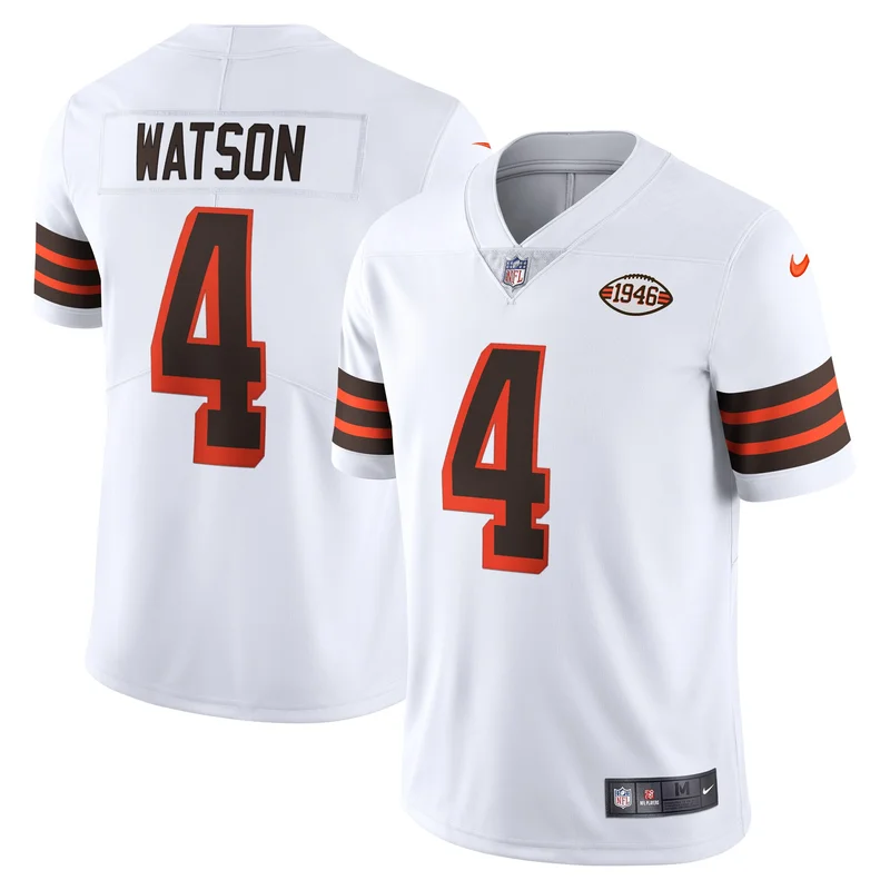 Deshaun Watson Cleveland Browns Jersey 2020 Vapor Limited - White - Image 2