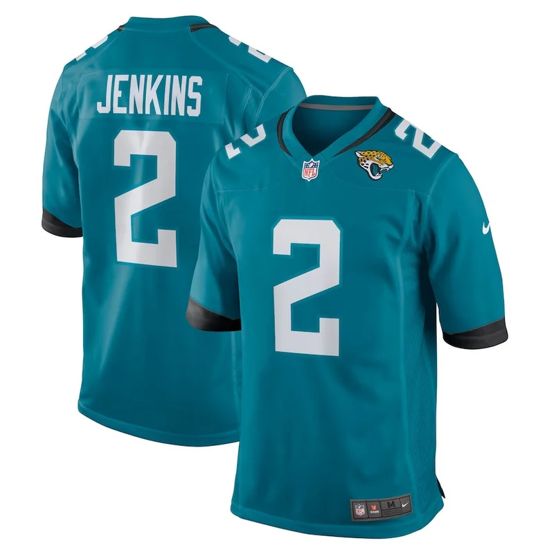Rayshawn Jenkins 2 Jacksonville Jaguars Game Jersey - Teal