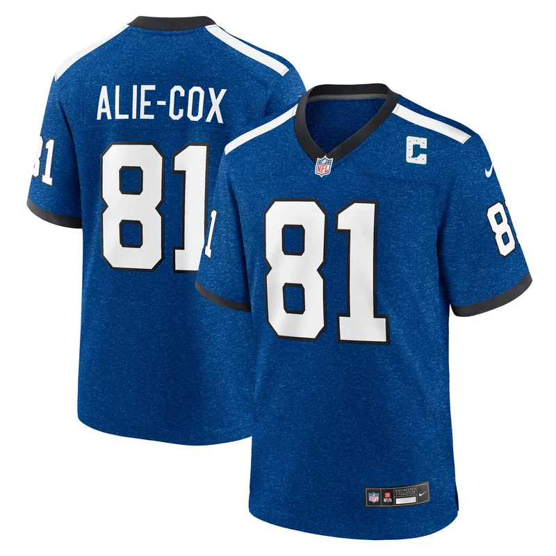 Mo Alie Cox Indianapolis Colts Jersey Indiana Nights Alternate Game - Royal