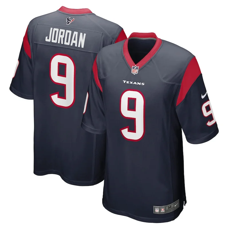 Brevin Jordan 9 Houston Texans Game Jersey - Navy