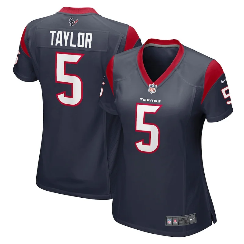 Teagan Quitoriano Houston Texans Game Jersey Player - Navy - Image 2