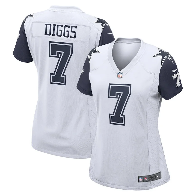Trevon Diggs 7 Dallas Cowboys Game Jersey - White - Image 2